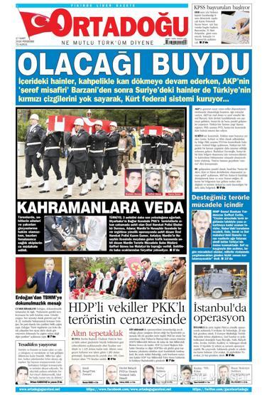 Günün gazete manşetleri (17.03.2016)