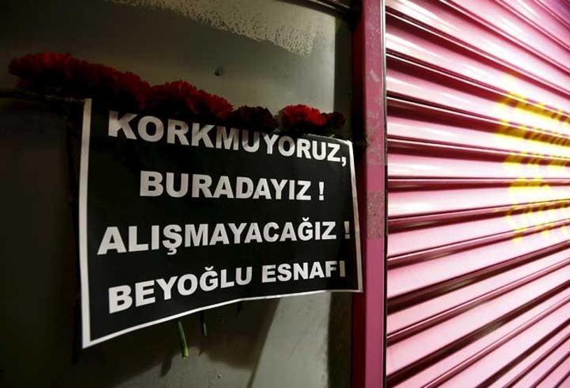 Beyoğlu esnafı: Korkmuyoruz, buradayız, alışmayacağız