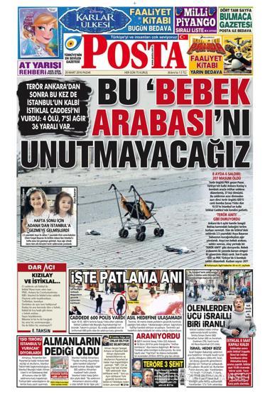 Günün gazete manşetleri (20.03.2016)