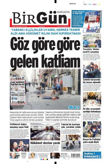 Günün gazete manşetleri (20.03.2016)