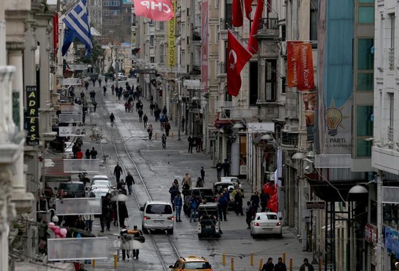 Bombalı saldırının ardından İstiklal Caddesi