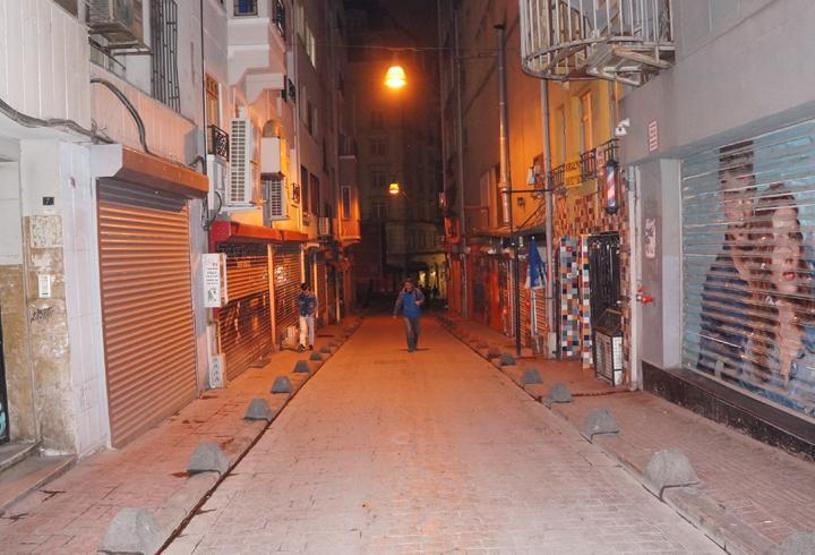 Bombalı saldırının ardından İstiklal Caddesi
