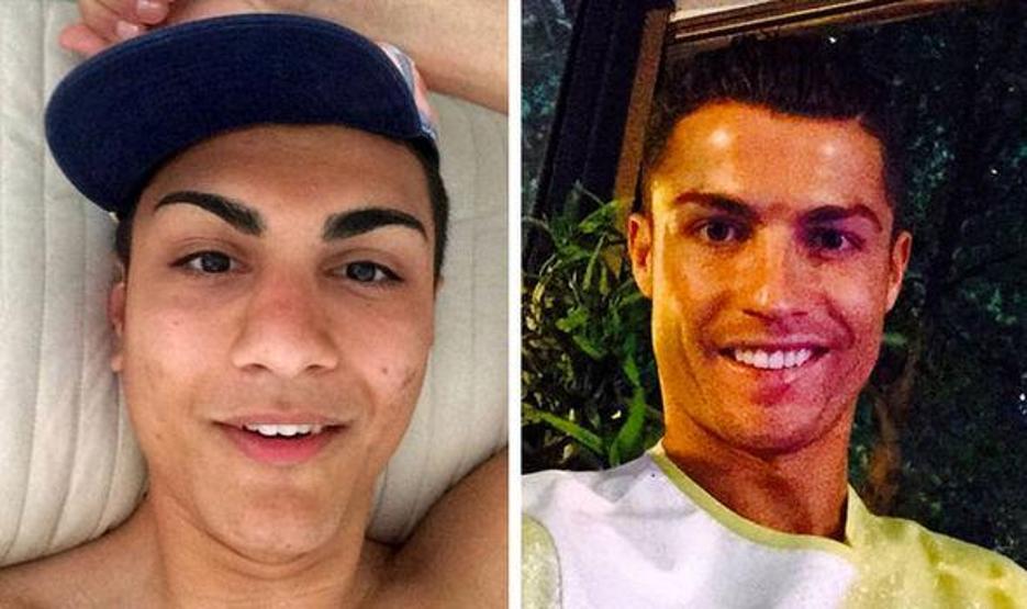 Kendini Cristiano Ronaldonun takım arkadaşı sanıyor