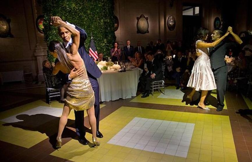Obama tango yaptı