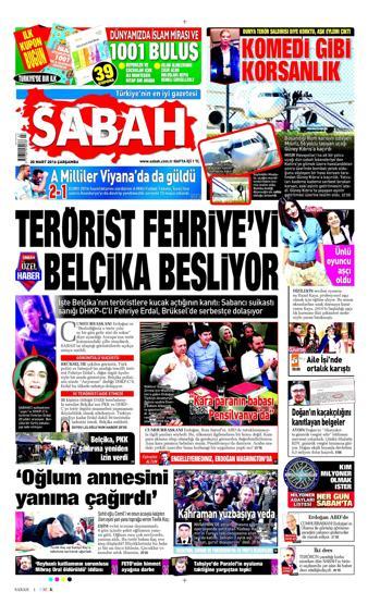 Gazete manşetleri (30 Mart 2016)