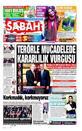 2 Nisan 2016 gazete manşetleri