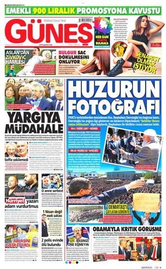 2 Nisan 2016 gazete manşetleri
