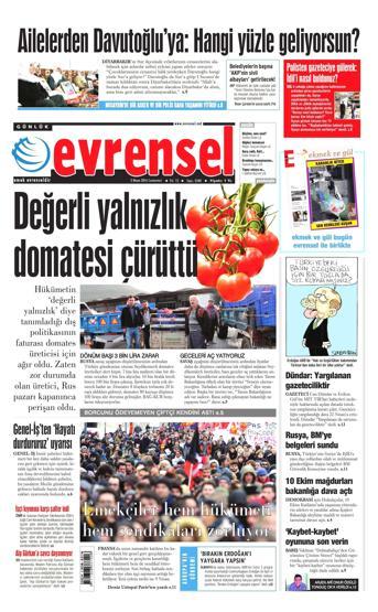 2 Nisan 2016 gazete manşetleri