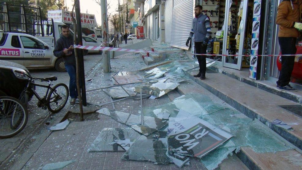 Kızıltepedeki korkunç saldırıdan kareler