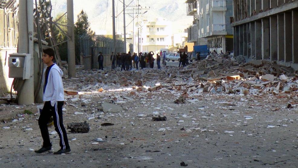 Kızıltepedeki korkunç saldırıdan kareler