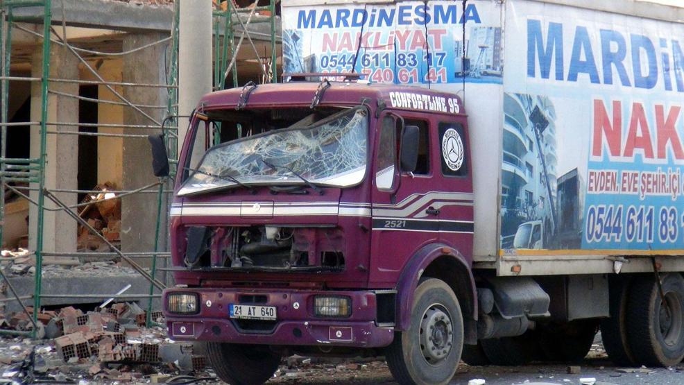Kızıltepedeki korkunç saldırıdan kareler