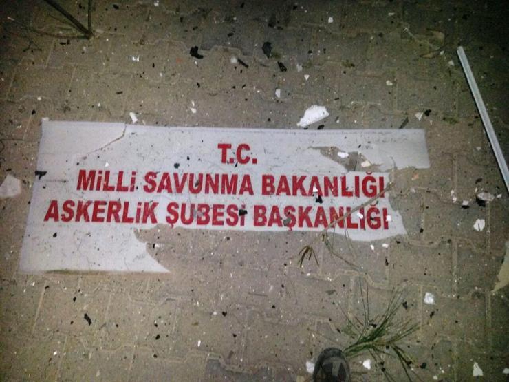 Kızıltepedeki korkunç saldırıdan kareler