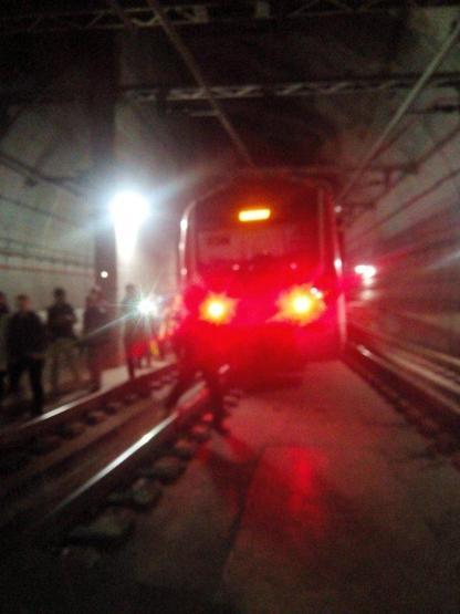 Marmaray raydan çıktı