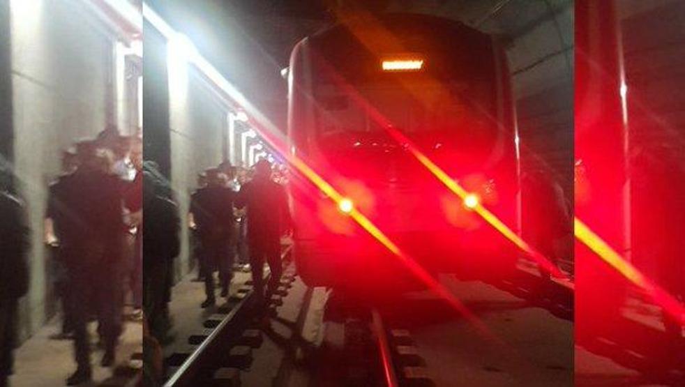 Marmaray raydan çıktı