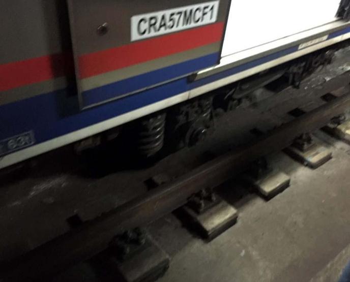 Marmaray raydan çıktı