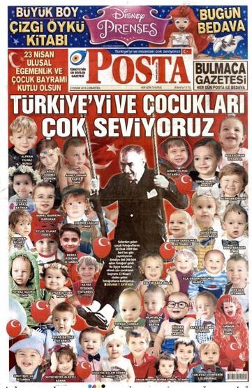 Gazete manşetleri (23.Nisan.2016)
