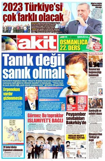 Gazete manşetleri (23.Nisan.2016)