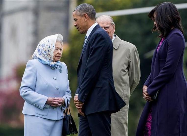Prens George Obamayı böyle karşıladı