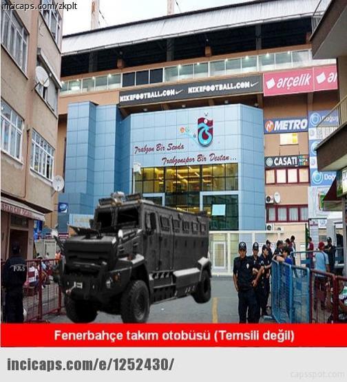 Trabzonspor - Fenerbahçe maçı capsleri