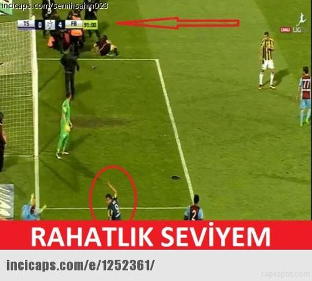 Trabzonspor - Fenerbahçe maçı capsleri