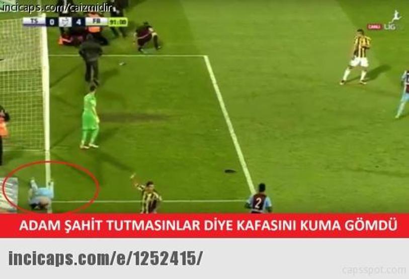 Trabzonspor - Fenerbahçe maçı capsleri
