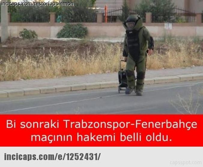 Trabzonspor - Fenerbahçe maçı capsleri