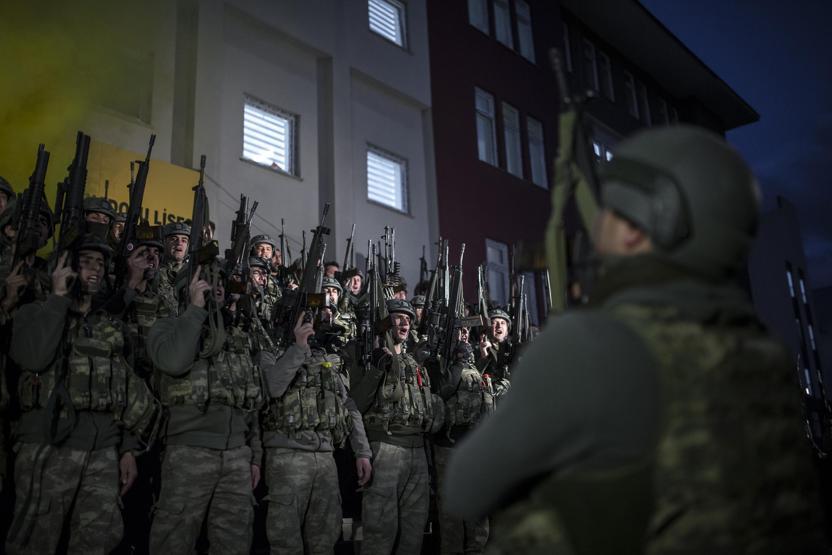 Komandolar Yüksekovadan böyle ayrıldı