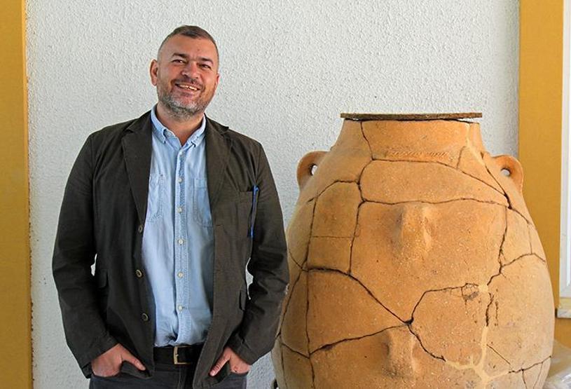 Yunan mitololojisinde geçen patlamanın izi Çeşmede bulunmuş olabilir