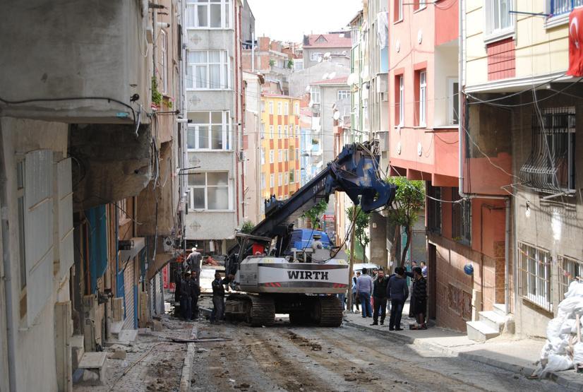 Mahallede TIR dehşeti
