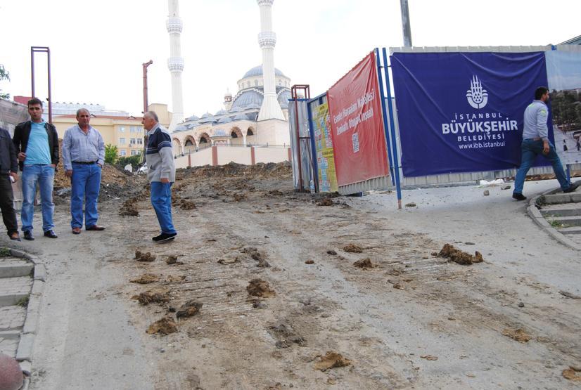 Mahallede TIR dehşeti