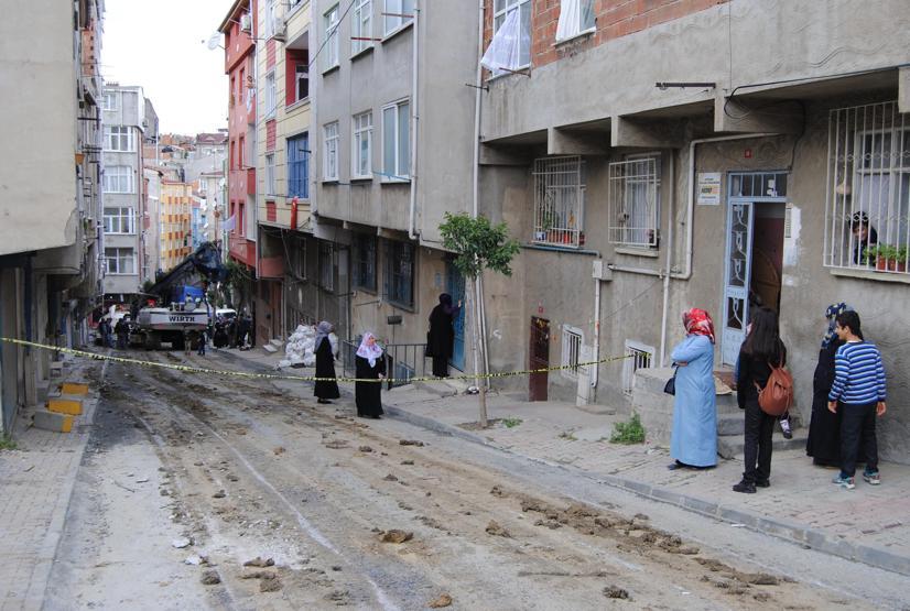 Mahallede TIR dehşeti