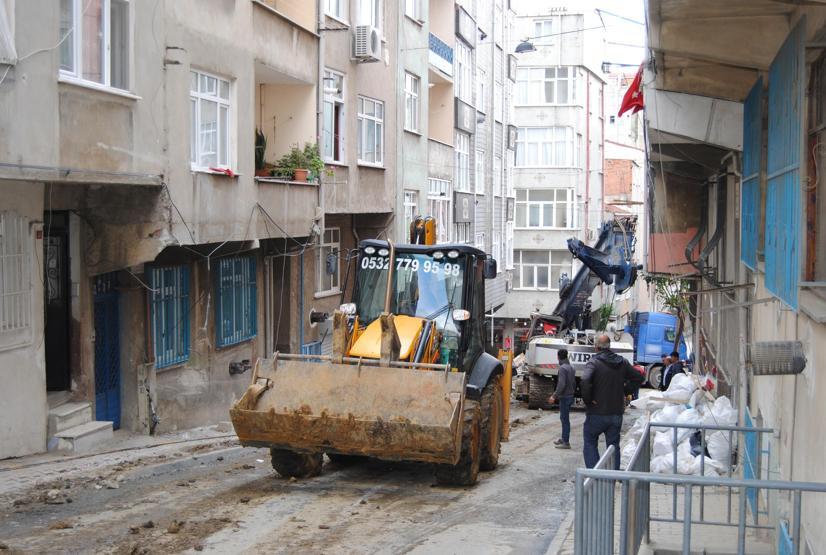 Mahallede TIR dehşeti