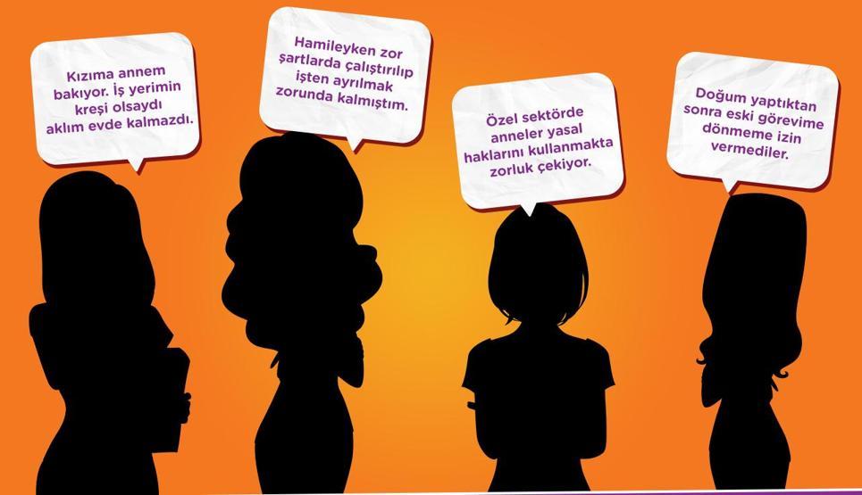 “Annelere iş hayatında yer yok”