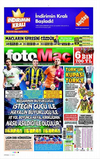 Günün gazete manşetleri (15.05.2016)