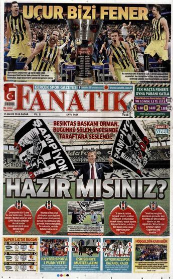 Günün gazete manşetleri (15.05.2016)