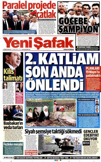 17 Mayıs 2016 gazete manşetleri