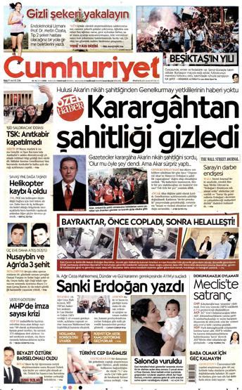 17 Mayıs 2016 gazete manşetleri