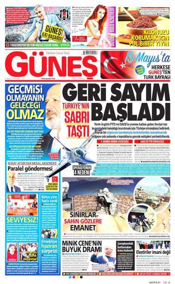 17 Mayıs 2016 gazete manşetleri