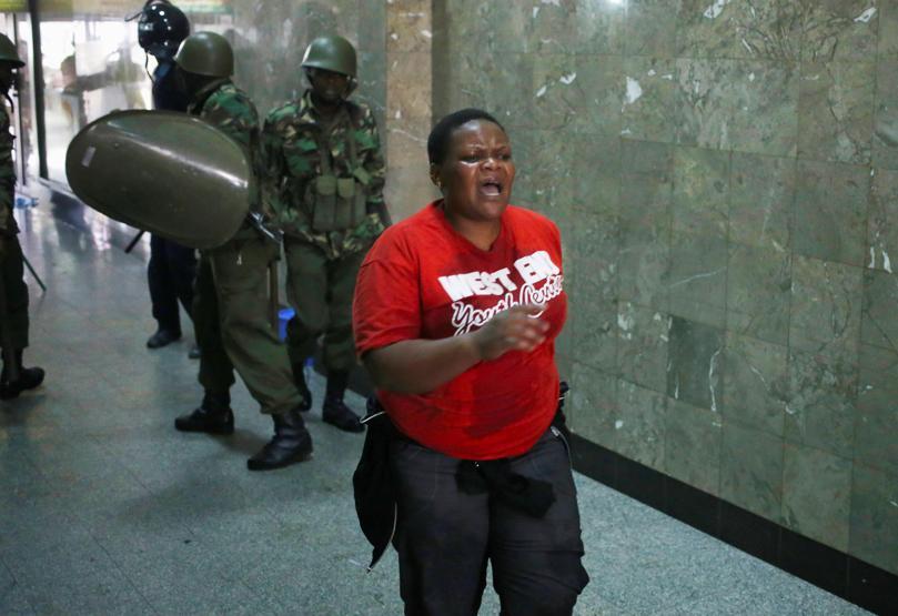 Kenya polisinden sert müdahale