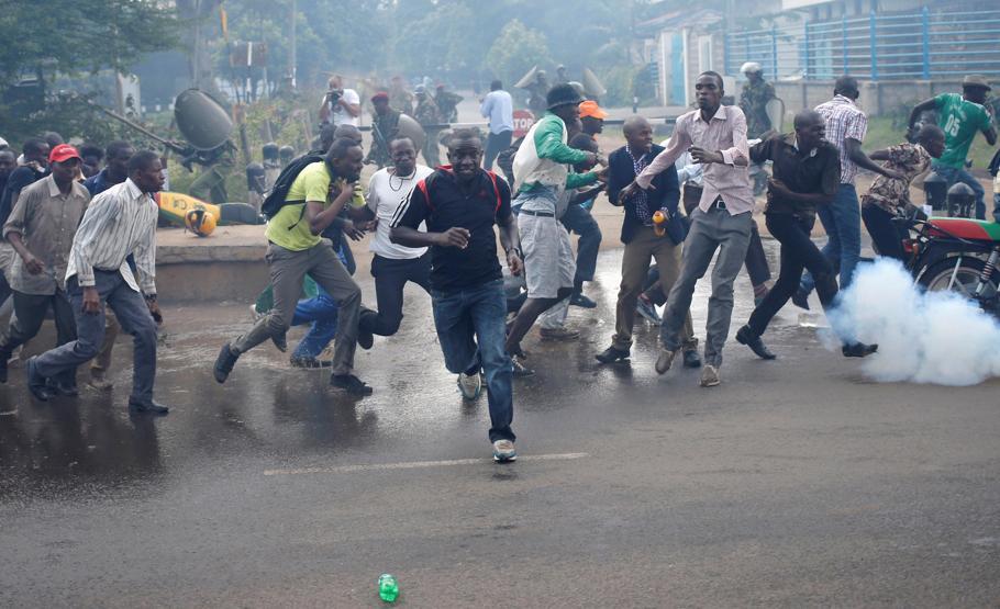 Kenya polisinden sert müdahale