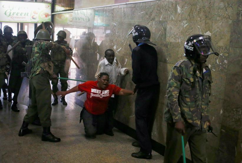 Kenya polisinden sert müdahale