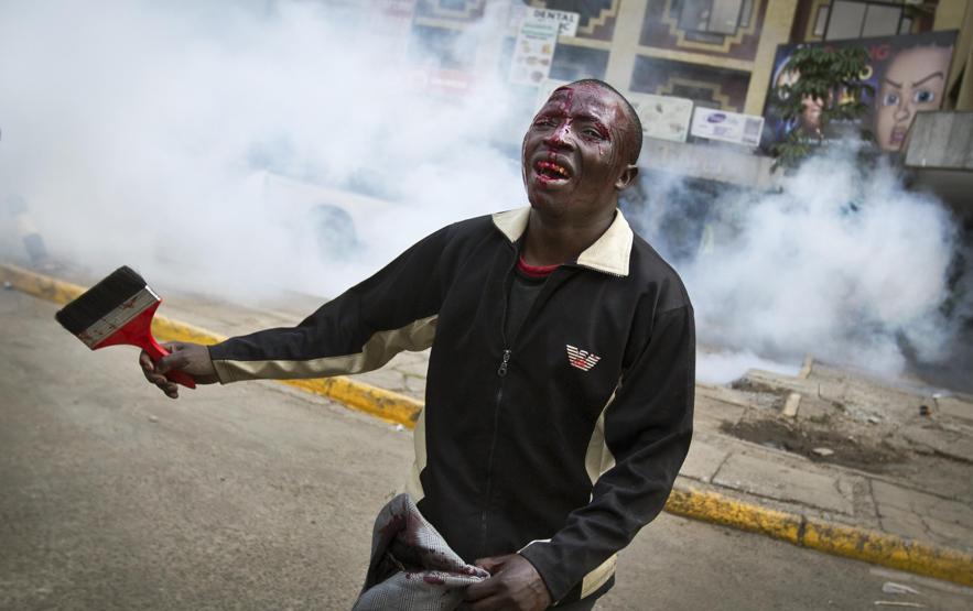 Kenya polisinden sert müdahale