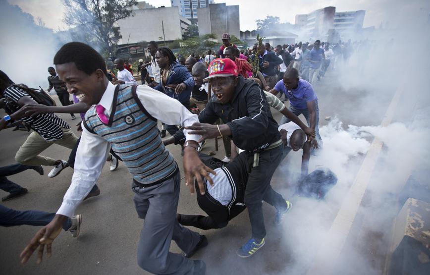 Kenya polisinden sert müdahale