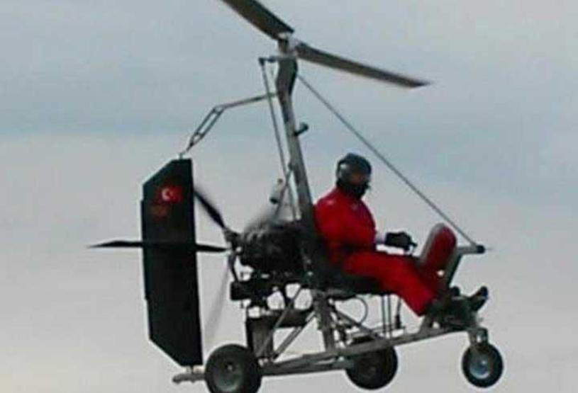 Denizlili mucit Gyrocopter ile 2 saat havada kalabiliyor
