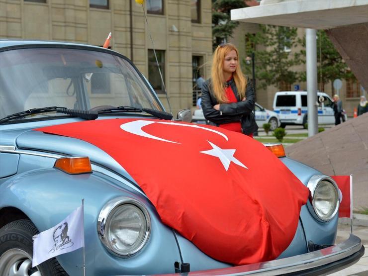 Eskişehirde vosvoslarla Teröre Hayır konvoyu