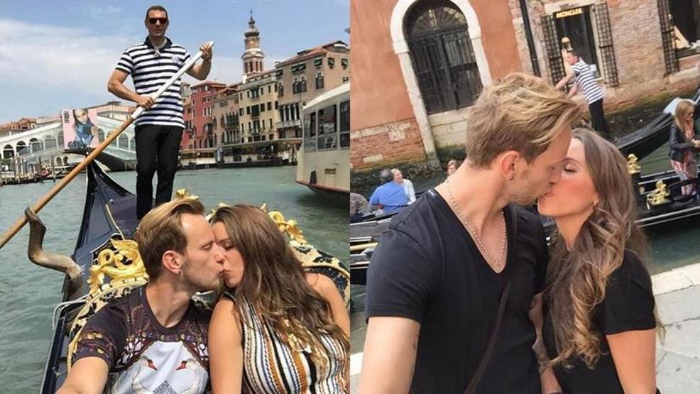 Rakitic ve sevgilisi Venedikte