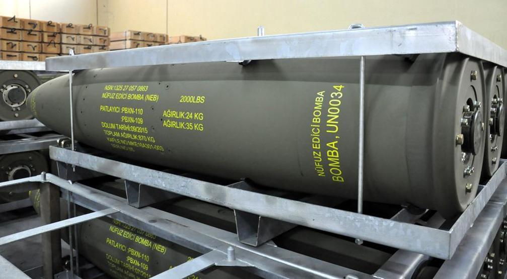 Türkiyenin ilk sığınak delici bombaları