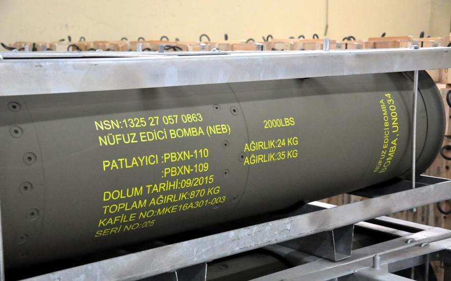 Türkiyenin ilk sığınak delici bombaları