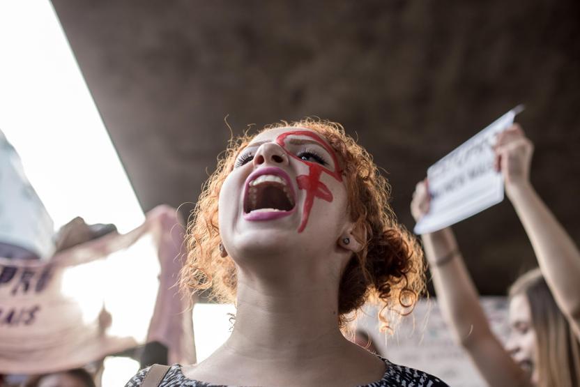 Brezilyalı kadınlardan büyük protesto