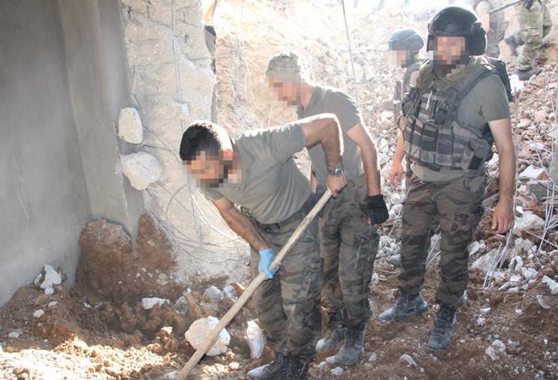 Mardin Nusaybinde cephanelik ele geçirildi